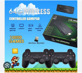 Consola Retro 4K Videojuego con 10.000 Juegos Clásicos + 2 MANDOS de Regalo